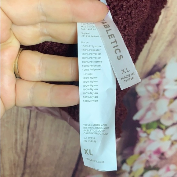 Fabletics reversible Cher Polar Sherpa  jacket - Picture 12 of 16